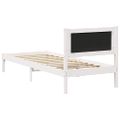 vidaXL Rám postele Svetlosivá 80 x 200 cm Masívne borovicové drevo