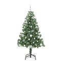 vidaXL Vianočný stromček Zelená 150 cm PVC