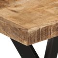 vidaXL Jedálenský stôl 110x55x75 cm masívne mangovníkové drevo