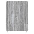 vidaXL Servírovacia skriňa Sivá sonoma 66 x 34,5 x 97 cm