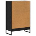 vidaXL Knižnica 60 x 30 x 86,5 cm Kompozitné drevo Čierny dub