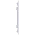 vidaXL Prístupové dosky Biela 40 x 40 cm ABS plast