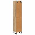 vidaXL Highboard Remeselný dub 34,5 x 34 x 180 cm Kompozitné drevo