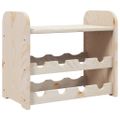 vidaXL Stojan na víno s hornou doskou 43x25x37 cm borovicový masív