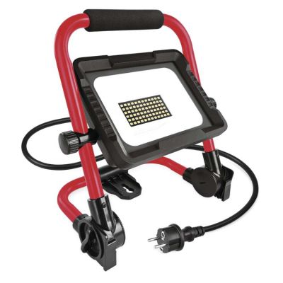 LED reflektor ELION 30W, červeno-čierny, IP65, 4800 lm, neutrálna biela
