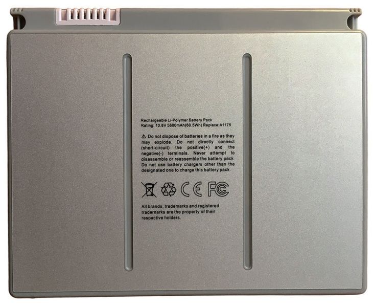 TRX baterie Apple/ 5600 mAh/ Apple MacBook Pro 15"/ A1150/ A1211/ A1226/ A260/ A1175/ neoriginální Baterie, pro notebook, 5000mAh, Li-Pol, pro Apple MacBook Pro 15" A1150, A1211, A1226, A1260, A1175, kompatibilní s MA463, MA463C