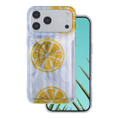 Ultra trendy letný obal pre iPhone 17 Pro Max 6,9" citrón