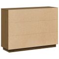 vidaXL Komoda medovo-hnedá 110,5x35x80 cm masívne borovicové drevo