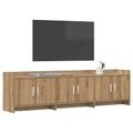 vidaXL TV skrinka 168 x 33 x 47 cm Dub artisan Kompozitné drevo