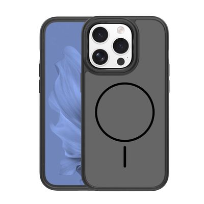 Puzdro Frame Thin Mag pre iPhone 15 Pro 6,1" čierna