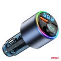 FM vysielač 1×USB-A 1×USB-C 12/24V AMiO-04655