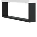 vidaXL Skrinka na platne biela 84,5x38x89 cm kompozitné drevo