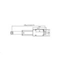 Motor lineární - aktuátor LA-T8, 210/360mm, napájení 12VDC, 50N, 15mm/s