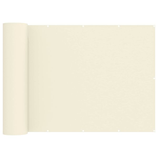 vidaXL Záclona na balkónové súkromie 200 x 500 cm Textil s PU povlakom