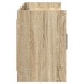 vidaXL TV skrinka 168 x 33 x 47 cm Dub sonoma Kompozitné drevo