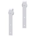 vidaXL Posuvné dvere Prírodná a biela 70 x 210 cm