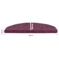 vidaXL Samolepiace schodové rohože 15 ks 80 x 24,5 x 3,5 cm