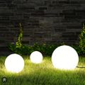 Vonkajšia lampa guľa LUNA II Adviti AD-OP-6586WE27ZM E27, max. 18 W, IP65, pr. 280, biela Venkovní lampa koule LUNA II Adviti AD-OP-6586WE27ZM E27, max. 18 W, IP65, pr. 280, bílá