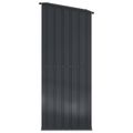 vidaXL Záhradné prístrešky Antracit 203 x 85,5 x 200 cm Kov