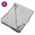 vidaXL Plachta 90 g/m² 8x10 m sivá HDPE