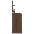 vidaXL Toaletné stolíky do spálne Hnedý dub 80 x 39,6 x 135 cm