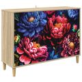 vidaXL Servírovacia skriňa KIEL Sonoma 102 x 33 x 75 cm