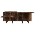 vidaXL Konferenčné stolíky 2 ks dymový dub spracované drevo