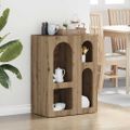 vidaXL Servírovacia skriňa ELST Remeselný dub 59 x 35 x 80.5 cm