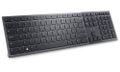 DELL KB900 bezdrátová klávesnice ( Premier Collaboration Keyboard ) US/ mezinárodní Klávesnice, bezdrátová, US, mezinárodní rozložení, QWERTY, 2,4GHz, USB prijímac, Bluetooth, cerno-šedá