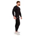 Kompresné tričko s dlhým rukávom High Black - GymBeam, veľkosť XL