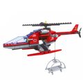 Kompatibilná stavebnica BLOXO hasiči helikoptéra 168 ks