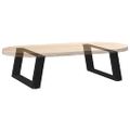 vidaXL Nohy konferenčného stolíka v tvare U, 2 ks, čierne, 70 x (30-31) cm, oceľové