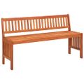vidaXL Záhradná lavička 137 cm, eukalyptový masív