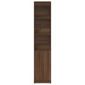 vidaXL Highboard Hnedý dub 37,5x35x180 cm Konštruktérske drevo