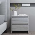 vidaXL Nočné stolíky 2 ks sivý dub sonoma 45x34,5x44,5 cm drevotrieska