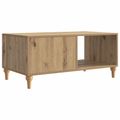 vidaXL Konferenčný stolík Dub artisan 90 x 50 x 40 cm Kompozitné drevo