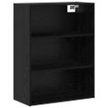 vidaXL Highboard 2 ks Čierny dub 69,5 x 34 x 180 cm
