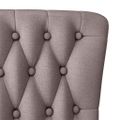 vidaXL Slipper kreslo Sivohnedá 56,5 x 70 x 110 cm látka