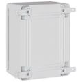 vidaXL Ovládacia skriňa Sivá 25 x 13 x 24 cm ABS plast