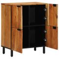 vidaXL Servírovacia skriňa Hnedá 60 x 33,5 x 75 cm Masívne mango drevo