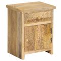 vidaXL Nočný stolík z masívneho mangovníkového dreva 40x30x50 cm