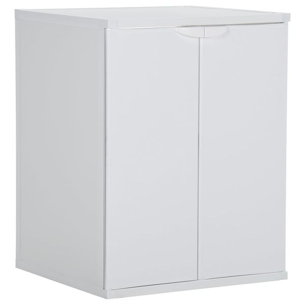 vidaXL Skrinka na práčku biela 68,5x64,5x88 cm PVC