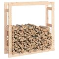 vidaXL Stojan na palivové drevo 100x25x100 cm masívna borovica