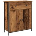 vidaXL Komoda staré drevo 70x30x80 cm kompozitné drevo
