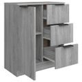 vidaXL Komoda sivý dub sonoma 60x30x70 cm spracované drevo