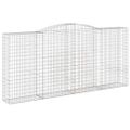 vidaXL Oblúkové gabiónové koše 20 ks 400x50x180/200cm pozink. železo