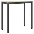 vidaXL Barový stôl 110 x 55 x 105 cm Masívne borovicové drevo Prírodná