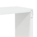 vidaXL Nástenné police 2 ks lesklé biele 30x15x30 cm