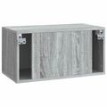vidaXL Nástenná TV skrinka 59,5 x 31 x 30 cm Sivá sonoma