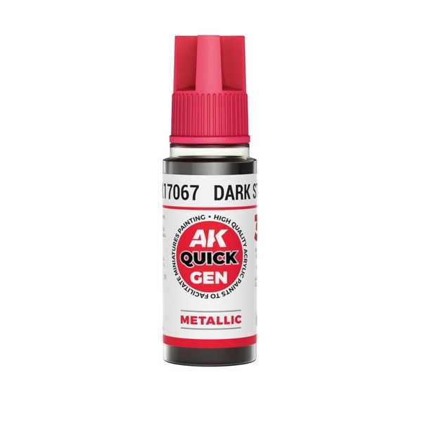 AK Interactive: Quick Gen - Dark Steal 18 ml